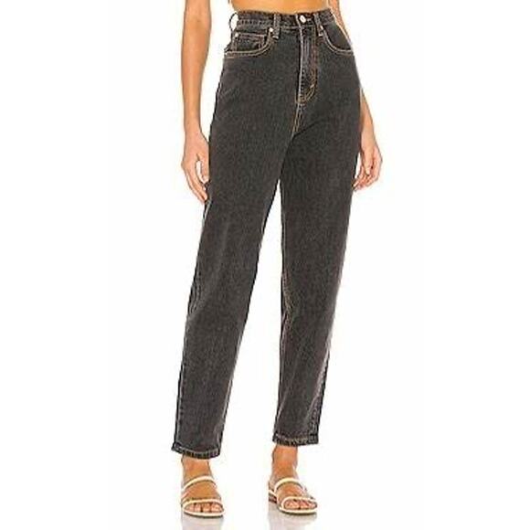 WeWoreWhat Dani Washed Black Modern Boyfriend High Rise Jeans Size 28 - Picture 1 of 11